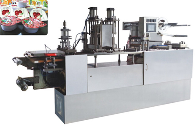 Automatic honey cream thick sauce forming filling sealing machine cup filler sealer equipment fully auto