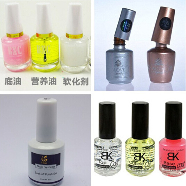 final products by the Nail polish eye drops filling capping 