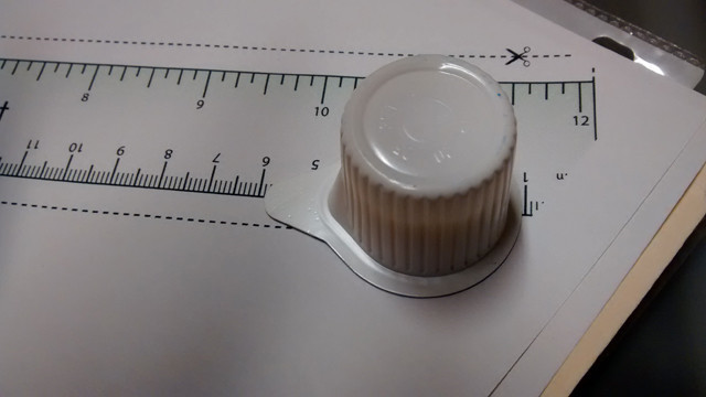 sample products by the honey cream thick sauce forming filli