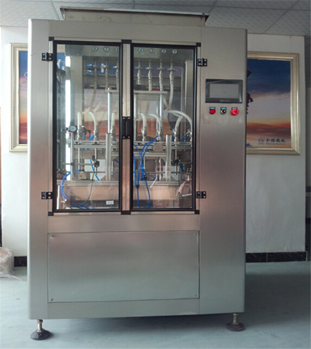 front view of the fully automatic linear fomy liquid glass b