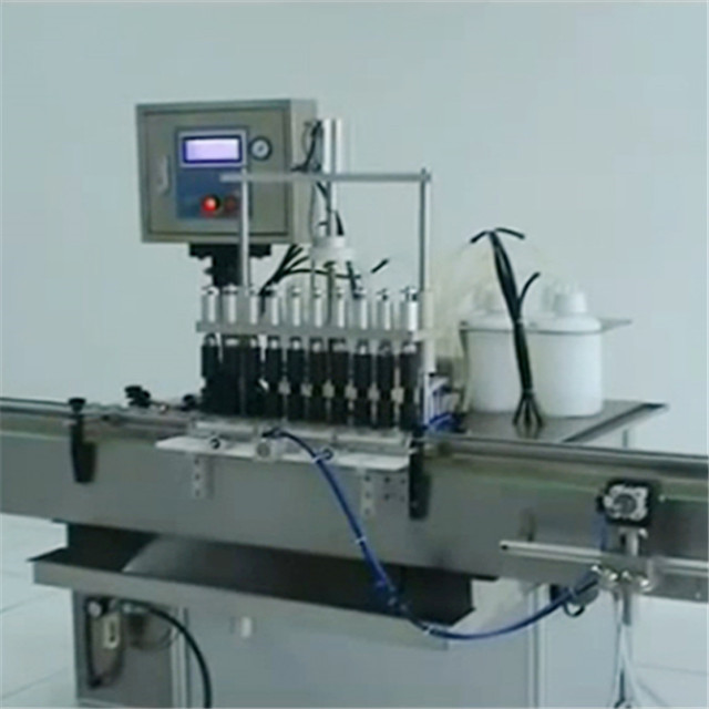 automatic 10 heads pneumatic vacuum filling machine for liquids linear auto filler equipment