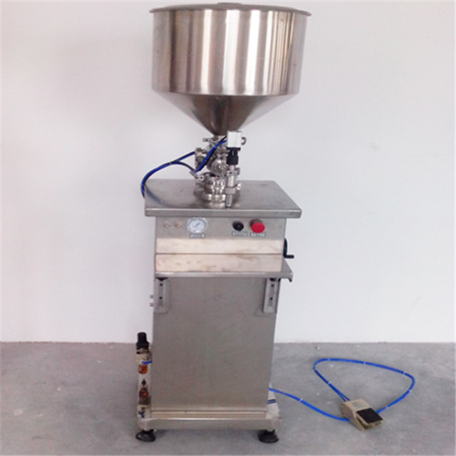 semi automatic vertical ceam sauce lotion filling machine