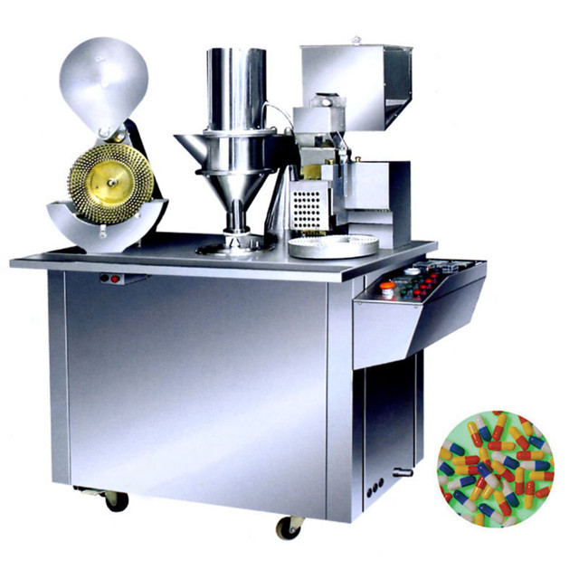 full view of automatic pharmaceutical capsule filling machin