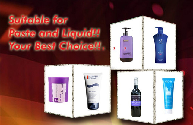 applications of the dual head liquid lotion skin care cream 