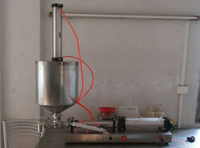 customized pneumatic filling machine for thick sauce semi automatic high viscosity materials filler equipment 